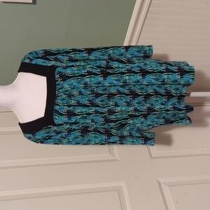 Dana Buchman XL Three Quarter Sleeve Top